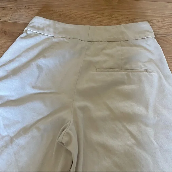 Club Monaco Cream Wide-Leg Jean Trousers - Picture 12 of 16